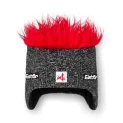 Czapka narciarska z nausznikami Cocker SA. Czerwone czapki i kapelusze męskie Eisbar, bez wzorów, z materiału, sportowe. Za 214.40 zł.