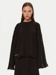 Karen by Simonsen Sweter Rollana 10105196 Czarny Loose Fit. Czarne swetry damskie Karen by Simonsen, xs, bez wzorów, z syntetyku, bez kołnierzyka, bez ramiączek, bez kaptura. Za 259.99 zł.