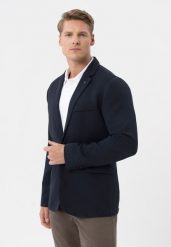 Marynarka jednorzędowa JB-BOND. Marynarki męskie Volcano, bez wzorów, z dzianiny, casualowe. Za 319.99 zł.