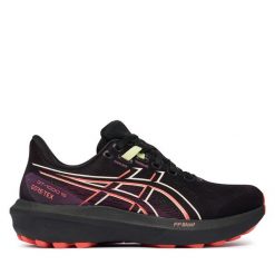 Buty do biegania Asics. Czarne obuwie sportowe damskie Asics, bez wzorów, do biegania. Za 659.99 zł.