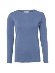 Brookshire Koszulka z długim rękawem Kobiety Bawełna niebieski, L. Niebieskie t-shirty damskie brookshire, l, bez wzorów, z bawełny, bez kołnierzyka. Za 99.95 zł.