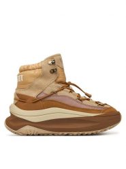 Moon Boot Śniegowce Moon 247 Xlace Mid 80D2490030 S Brązowy. Brązowe śniegowce dziewczęce Moon Boot, ze skóry, bez zapięcia. Za 989.99 zł.