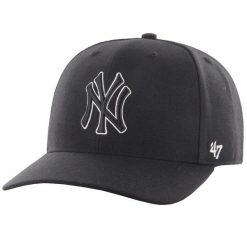 Męska czapka z daszkiem 47 Brand New York Yankees Cold Zone '47. Czarne czapki i kapelusze męskie 47 Brand, bez wzorów, z wełny, sportowe. Za 161.00 zł.