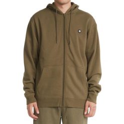 Bluza z kapturem DC Shoes Riot Zip Up, Mężczyźni. Zielone bluzy męskie DC Shoes, m, bez wzorów, z bawełny, z kapturem. Za 390.00 zł.
