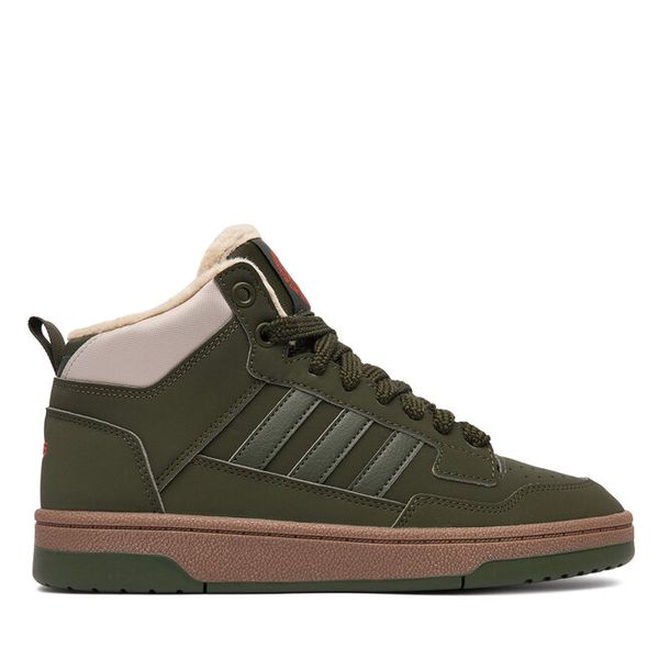 Sneakersy adidas. Zielone trampki i tenisówki chłopięce Adidas, bez wzorów, bez zapięcia. Za 219.99 zł.