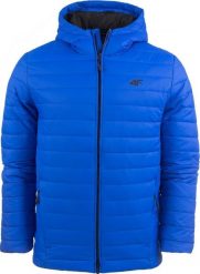 Kurtka męska 4f Kurtka męska puchowa 4F M240 niebieska 4FAW23TDJAM240 36S M. Niebieskie kurtki męskie 4f, m, bez wzorów, z puchu, bez kaptura. Za 287.08 zł.