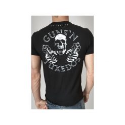 T-SHIRT GUNSLINGER. Czarne t-shirty męskie Guns&tuxedos, z klasycznym kołnierzykiem. Za 219.00 zł.