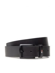 Tommy Hilfiger Pasek Męski Denton Matte 3.5 AM0AM08362 Czarny. Czarne paski damskie Tommy Hilfiger, bez wzorów, ze skóry. Za 149.99 zł.