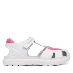 Sandały Biomecanics. Białe sandały dziewczęce Biomecanics, bez zapięcia. Za 309.99 zł.