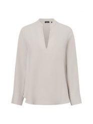 JOOP! bluzka tunika - Billie Kobiety beżowy, 36. Brązowe tuniki damskie JOOP!, bez wzorów, eleganckie, bez kołnierzyka, bez ramiączek. Za 749.95 zł.