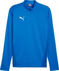 Puma Bluza męska Puma TeamGoal Training 1/4 Zip Top niebieska 658629 02 M. Niebieskie bluzy męskie Puma, m, bez wzorów, bez kaptura. Za 233.27 zł.