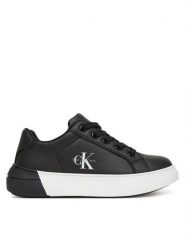 Calvin Klein Sneakersy V3X9-83165-1355 S Czarny. Czarne buty sportowe chłopięce Calvin Klein, bez wzorów, ze skóry, bez zapięcia. Za 309.99 zł.