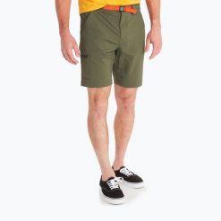 Spodenki trekkingowe męskie Marmot Arch Rock Short 9". Zielone krótkie spodenki sportowe męskie Marmot, m, bez wzorów, trekkingowe. Za 179.99 zł.