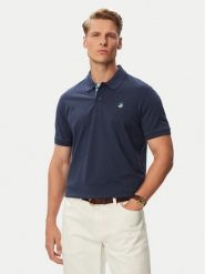 Beverly Hills Polo Club Polo P-SS26M-P450106BLU Granatowy Regular Fit. Niebieskie koszulki polo męskie Beverly Hills Polo Club, m, bez wzorów, z bawełny, bez ramiączek. Za 249.99 zł.