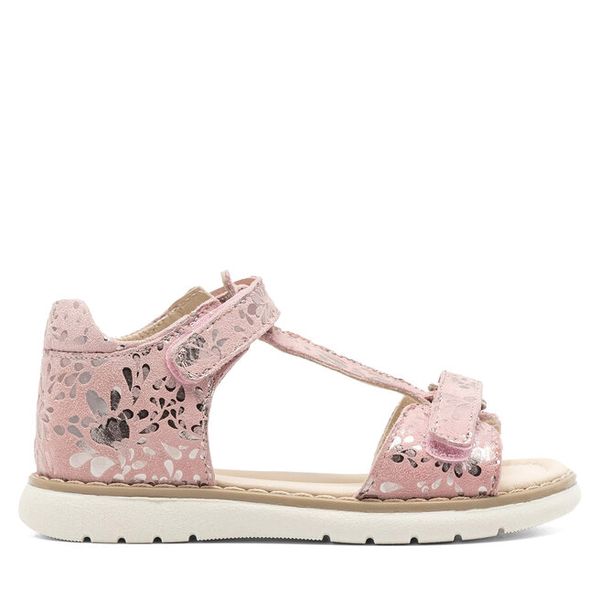 Sandały Lasocki Kids. Czerwone sandały dziewczęce Lasocki Kids, bez zapięcia. Za 129.99 zł.