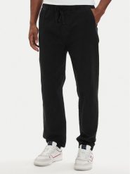 Tommy Jeans Joggery DM0DM22819 Czarny Tapered Fit. Czarne spodnie materiałowe męskie Tommy Jeans, m, bez wzorów, z bawełny. Za 409.99 zł.