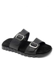 Lasocki Klapki CODE-102 MB Czarny. Czarne klapki męskie Lasocki, ze skóry. Za 159.99 zł.