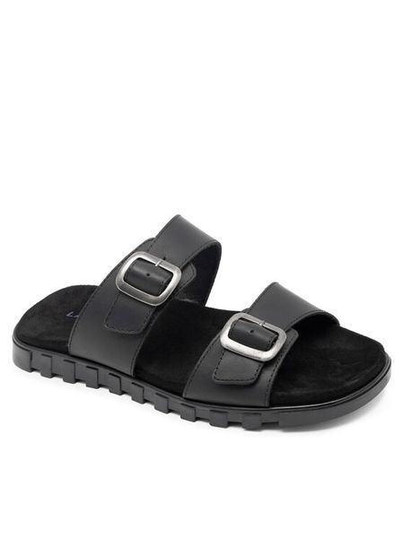 Lasocki Klapki CODE-102 MB Czarny. Czarne klapki męskie Lasocki, ze skóry. Za 159.99 zł.