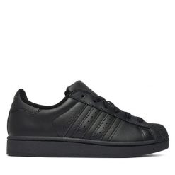 Sneakersy adidas. Czarne trampki i tenisówki chłopięce Adidas, bez wzorów, bez zapięcia. Za 399.99 zł.