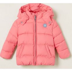 Mango Kids - Kurtka dziecięca June3 80-104 cm. Różowe kurtki i płaszcze dla dziewczynek Mango Kids, z poliesteru. Za 89.90 zł.