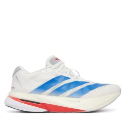 Buty do biegania adidas. Białe buty sportowe męskie Adidas, bez zapięcia, do biegania. Za 594.99 zł.