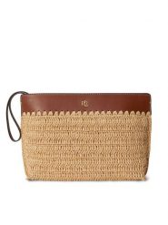 LAUREN RALPH LAUREN Kopertówka 432P10519001 Brązowy. Brązowe kopertówki damskie Lauren Ralph Lauren, bez wzorów, z syntetyku, bez dodatków. Za 989.99 zł.