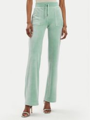 Juicy Couture Spodnie dresowe Del Ray JCAP180 Niebieski Regular Fit. Niebieskie spodnie dresowe damskie Juicy Couture, l, bez wzorów, z dresówki. Za 419.99 zł.