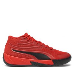 Buty do koszykówki Puma. Czerwone buty sportowe męskie Puma, bez zapięcia, do koszykówki. Za 199.99 zł.