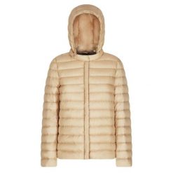 Kurtka GEOX D JAYSEN Jasnobrązowy. Brązowe kurtki damskie Geox, bez wzorów, z tkaniny, bez kaptura. Za 736.99 zł.