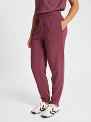 Damskie spodnie dresowe Hummel Pulse. Czerwone spodnie dresowe damskie Hummel, xs, bez wzorów, z bawełny. Za 219.50 zł.