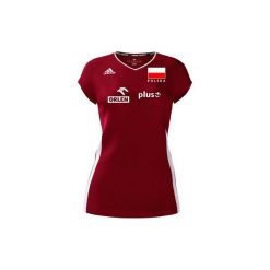 Koszulka reprezentacji Polski w siatkówkę czerwona Damska. T-shirty damskie marki Adidas. W wyprzedaży za 103.00 zł.