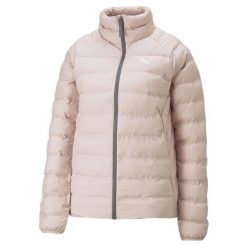 Kurtka damska Puma ACTIVE POLYBALL. Czerwone kurtki damskie Puma, xs, bez wzorów, z puchu, bez kaptura. Za 307.99 zł.