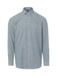 Andrew James koszula flanelowa Mężczyźni Regular Fit Bawełna (100%) niebieski|biały, M. Białe koszule męskie Andrew James, m, bez wzorów, z bawełny, bez kołnierzyka, bez ramiączek. Za 249.95 zł.