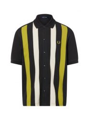Fred Perry Męska koszulka polo Mężczyźni Bawełna brązowy|zielony w paski, L. Brązowe koszulki polo męskie Fred Perry, l, bez wzorów, z bawełny, bez kołnierzyka, bez ramiączek. Za 749.95 zł.