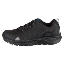 Buty do chodzenia męskie Skechers Escape Plan 20. Czarne buty sportowe męskie Skechers, z gumy, bez zapięcia, trekkingowe. Za 376.00 zł.