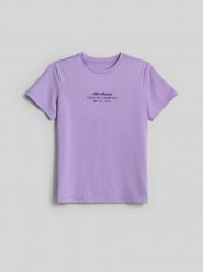 4F Koszulka sportowa szybkoschnąca dziewczęca - fioletowa 158/164 (12-14 lat). Fioletowe t-shirty i topy dla dziewczynek 4f, bez wzorów, bez ramiączek. Za 59.99 zł.