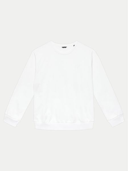 Guess Bluza L4YQ05 KAD73 Biały Regular Fit. Białe bluzy dla chłopców Guess, z aplikacjami, z bawełny, bez ramiączek, bez kaptura. Za 149.99 zł.