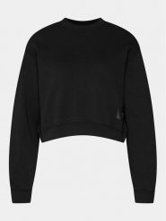 Replay Bluza W3104B.000.23650P Czarny Regular Fit. Czarne bluzy damskie Replay, xl, bez wzorów, z bawełny, bez kaptura. Za 199.99 zł.