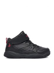 SHAQ Buty do koszykówki C-SHAQNOTIZE AQ95000Y-BZ Czarny. Czarne buty sportowe chłopięce Shaq, bez wzorów, ze skóry, bez zapięcia, do koszykówki. Za 159.99 zł.