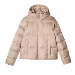 Damska kurtka puchowa 4F, beżowa, rozmiar M. Brązowe kurtki damskie 4f, m, bez wzorów, z puchu, bez kaptura. Za 604.99 zł.