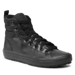Trampki Converse. Czarne półbuty damskie Converse, bez wzorów, retro, bez zapięcia. Za 279.99 zł.
