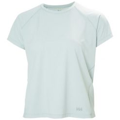Damski jersey Helly Hansen Shine Solen. Zielone koszulki sportowe damskie Helly Hansen, bez wzorów, z jersey, bez kołnierzyka, bez ramiączek. Za 274.00 zł.