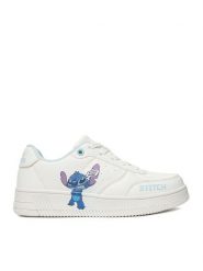 Disney Classics Sneakersy CEO-CP66-SS26-103DCLS-A Biały. Białe buty sportowe dziewczęce Disney Classics, bez wzorów, z materiału, bez zapięcia. Za 129.99 zł.