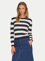 JDY Sweter Plum 15277223 Granatowy Regular Fit. Niebieskie swetry damskie JDY, xl, bez wzorów, z wiskozy, bez kołnierzyka, bez ramiączek, bez kaptura. Za 109.99 zł.