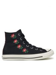Converse Trampki Chuck Taylor All Star Rose Cross Stitch A13657C Czarny. Czarne trampki i tenisówki damskie Converse, bez wzorów, z materiału, retro, bez zapięcia. Za 249.99 zł.