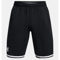 Spodenki koszykarskie męskie Under Armour 10" Perimeter Short. Czarne buty sportowe męskie Under Armour, m, bez wzorów, na fitness i siłownię. Za 139.99 zł.