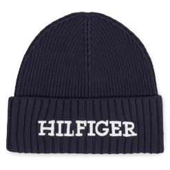 Czapka Tommy Hilfiger. Niebieskie czapki i kapelusze męskie Tommy Hilfiger, na zimę, bez wzorów. Za 259.99 zł.
