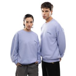 Męska bawełniana bluza Rayo Club Lifestyle Siroko RC Ready Light Purple. Fioletowe bluzy męskie SIROKO, l, bez wzorów, z bawełny, bez kaptura. Za 257.00 zł.