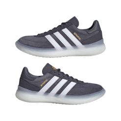 Buty halowe adidas Spezial Pro. Szare buty sportowe męskie Adidas, bez zapięcia, do piłki ręcznej. Za 541.00 zł.