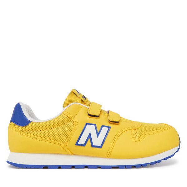 Sneakersy New Balance. Żółte trampki i tenisówki chłopięce New Balance, bez wzorów, bez zapięcia. Za 157.99 zł.